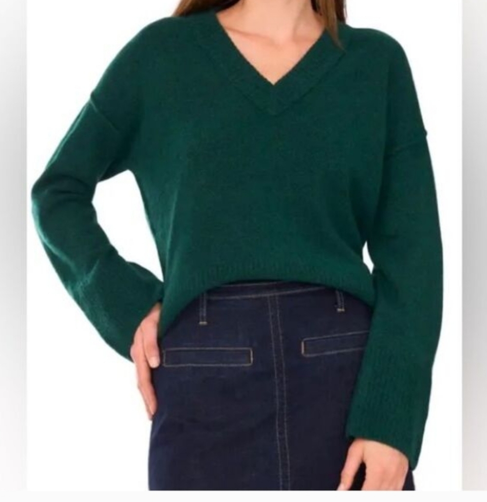 LUCKY BRAND Super Soft V Neck Oversized Sweater XS